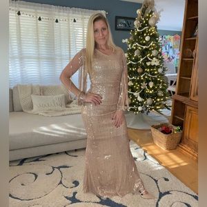 Sequin Maxi Dress